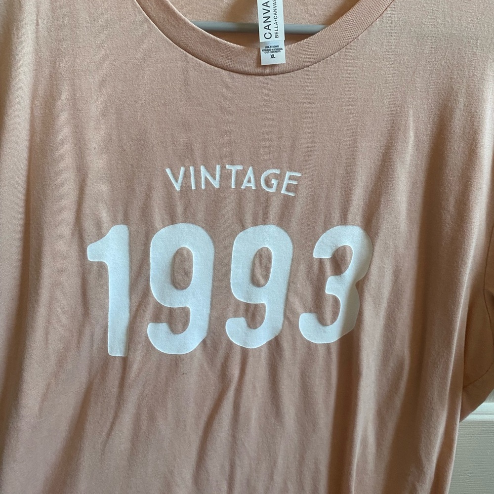Bella Canvas Vintage 1993 Women's Top - Beige